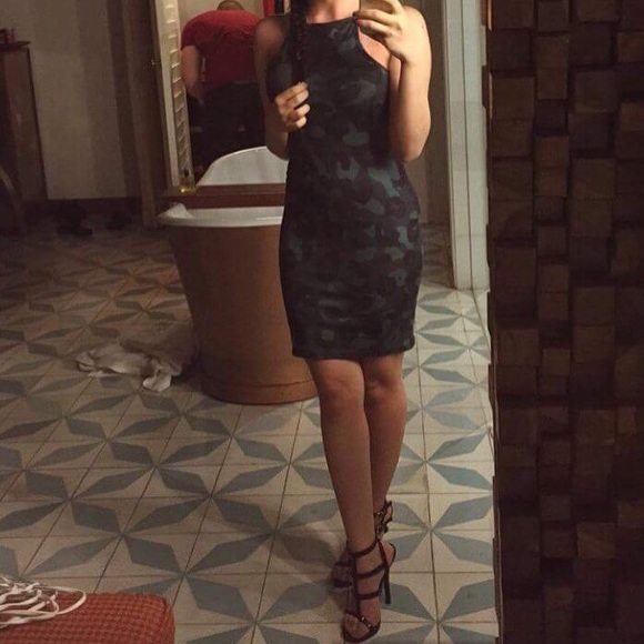 Missguided Dresses & Skirts - MISSGUIDED camo/ leopard print mini dress